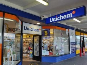 unicem pharmacy with exterior signage by signwise