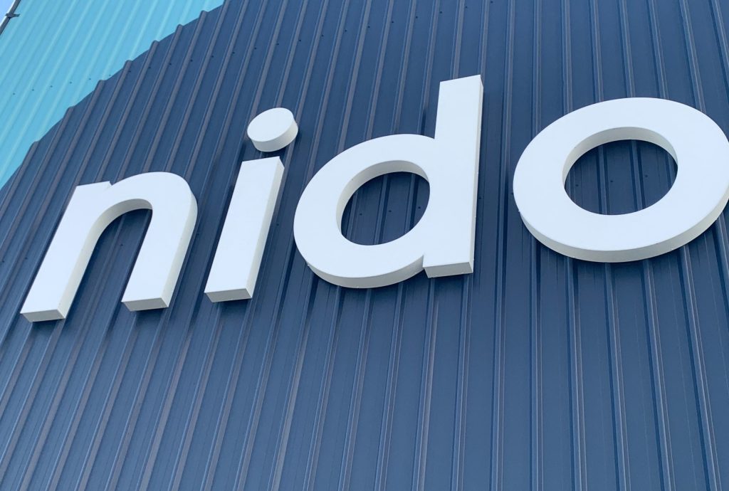 Exterior Signage - 3D lettering for Nido - Signwise Auckland