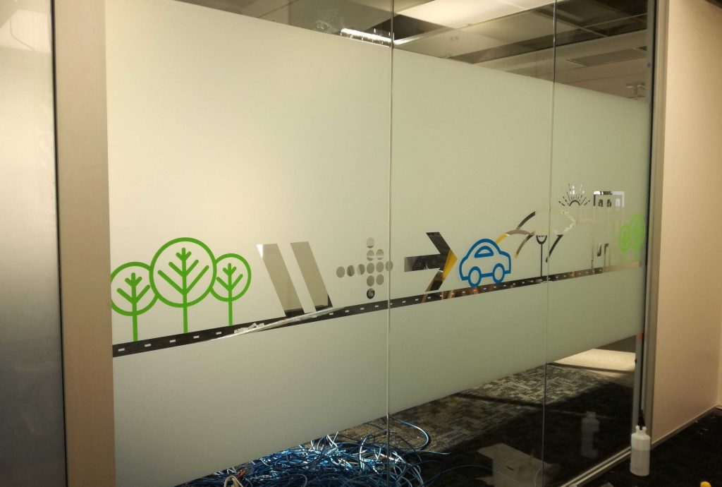 Window Frosting - Graphics - internal office walls - Signwise Auckland